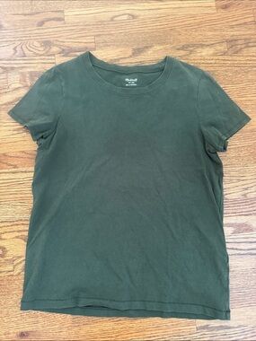 Madewell Olive Green Short Sleeve Crew Tee
